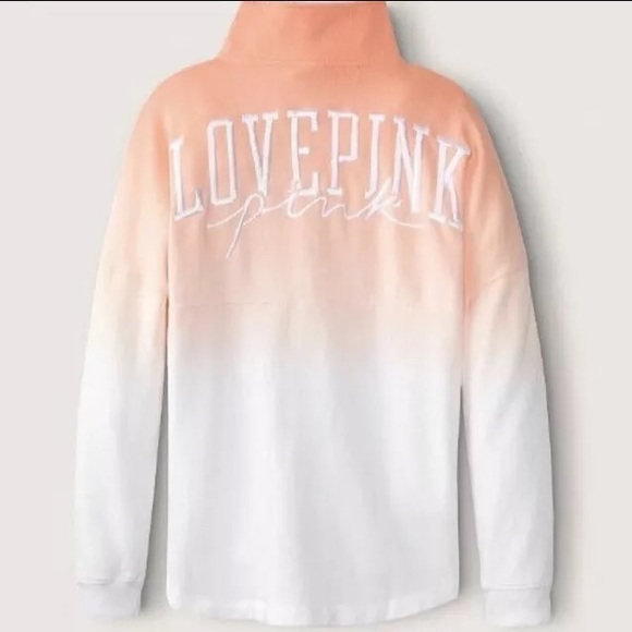 VICTORIA’S SECRET PINK Dip Dye Varsity Crew. - Picture 6 of 6